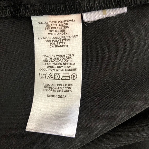 Lou &‎ Grey Wanderweave Zip Halter Lined Shift Dress Black Small Activewear Golf - Picture 9 of 11